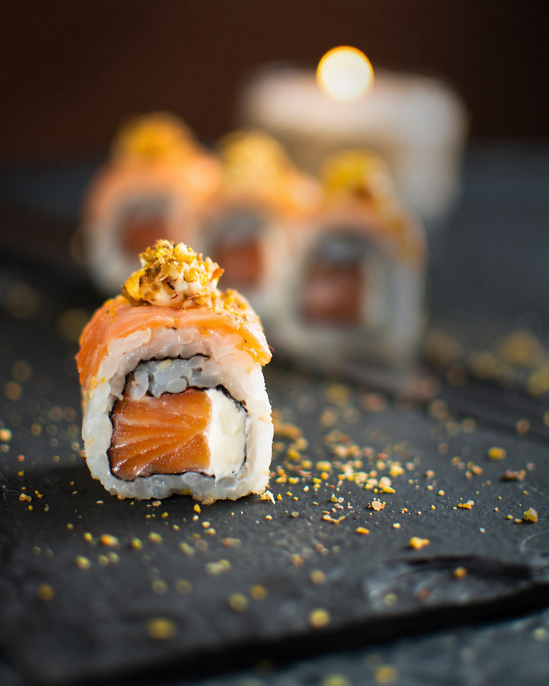 Uramaki Pistache Marujos — sushi santa maria RS